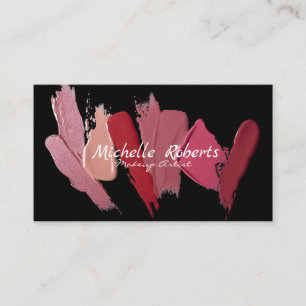 Makeup Artist Lipstick-Visitenkarte Visitenkarte