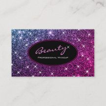 Makeup Artist Luminosen Lila Glitzer Schönheit