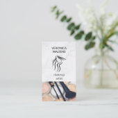 Makeup Artist | Makeup-Kit | Beautician Visitenkarte (Stehend Vorderseite)