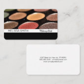 Makeup Artist | Makeup-Kit | Palette Visitenkarte (Vorne/Hinten)