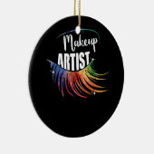 Makeup Artist Makeup Lover Eyelash Beautiful Keramik Ornament (Rechts)