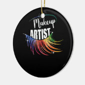 Makeup Artist Makeup Lover Eyelash Beautiful Keramik Ornament (Links)