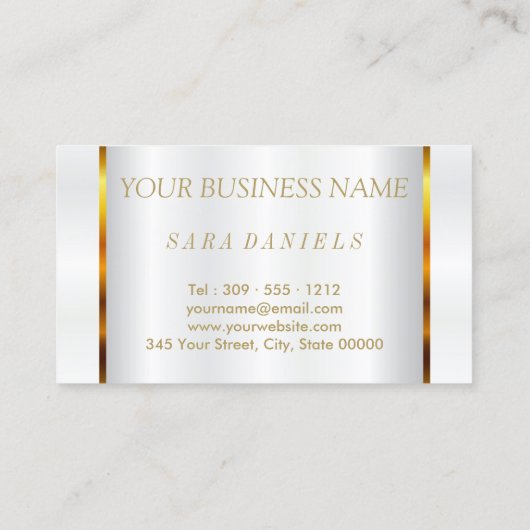 Makeup Artist mit Gold Confetti & Rainbow Lippen 2 Visitenkarte (Rückseite)