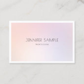 Makeup Artist Moderne Elegant Beruflich Schlicht Visitenkarte (Vorderseite)