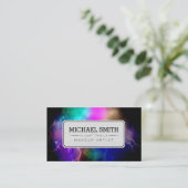 Makeup Artist Moderne Galaxie #15 Visitenkarte (Stehend Vorderseite)