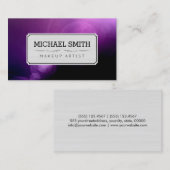 Makeup Artist Moderne Galaxie #3 Visitenkarte (Vorne/Hinten)