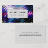 Makeup Artist Moderne Galaxie #5 Visitenkarte (Vorne/Hinten)