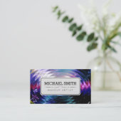 Makeup Artist Moderne Galaxie #5 Visitenkarte (Stehend Vorderseite)