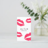 Makeup Artist Moderne Kunst, Dichtung und Musik Visitenkarte (Stehend Vorderseite)