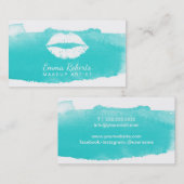 Makeup Artist Moderne Kunst, Dichtung und Musik Visitenkarte (Vorne/Hinten)