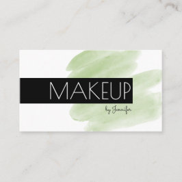 Makeup Artist Moderne Minimalistische Social Media Visitenkarte