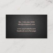 Makeup Artist Moderne Rose Visitenkarte (Rückseite)