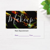 Makeup Artist Moderne Termine Business Cards (Schreibtisch)
