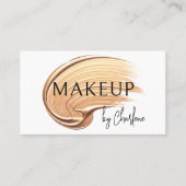 Makeup Artist Moderne Typografie Visitenkarte (Vorderseite)