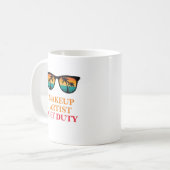 Makeup Artist Off Duty Kaffeetasse (Vorderseite Links)