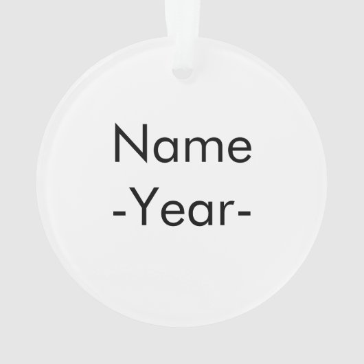 Makeup Artist Ornament (Rückseite)