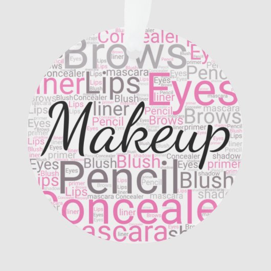 Makeup Artist Ornament (Vorderseite)