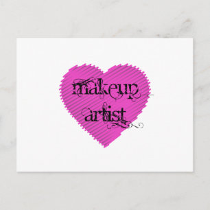 Makeup Artist Postkarte