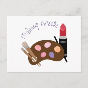 Makeup Artist Postkarte