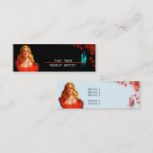 MakeUp Artist - Profilecard Mini Visitenkarte (Vorne/Hinten)