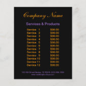 Makeup Artist Promotion Flyer (Hinten)