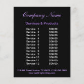 Makeup Artist Promotion Flyer (Hinten)