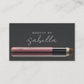 Makeup Artist QR Code Business Card Visitenkarte (Vorderseite)