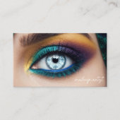 Makeup artist qrcode visitenkarte (Vorderseite)