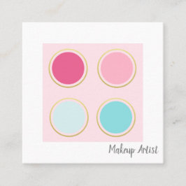 Makeup Artist Quadratische Visitenkarte