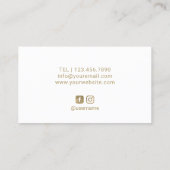 Makeup Artist Red Lips Festival - Martha Argerich  Visitenkarte (Rückseite)