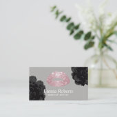 Makeup Artist Rose Gold Glitzer Livio Vacchini Geb Visitenkarte (Stehend Vorderseite)