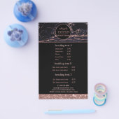 Makeup Artist Rose Gold Marbella Flyer (Einzeln)