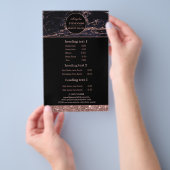 Makeup Artist Rose Gold Marbella Flyer (Handgriff)