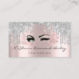 Makeup Artist Rose Park Lips VIP Silver Tropfen Terminkarte