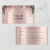 Makeup Artist Rose Spark Lips Wax Termin Logo (Vorne/Hinten)