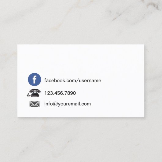 Makeup Artist Rote Lifte Ristorante da Valentino Visitenkarte (Rückseite)