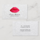 Makeup Artist Rote Lifte Ristorante La Lanchetta Visitenkarte (Vorne/Hinten)