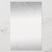 Makeup Artist Rote Lippen Silberner Glitzer Schönh Flyer (Hinten)