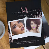 Makeup Artist Salon Custom Foto Cosmetic Black Flyer