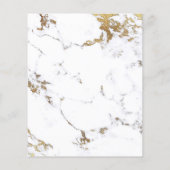 Makeup Artist Salon Marble Augen Glitzer Preis Fly Flyer (Hinten)