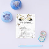 Makeup Artist Salon Marble Augen Weißer Preis Flye Flyer (Einzeln)