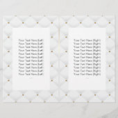 Makeup Artist Salon Wellness-Center Luxus gequilte Flyer (Hinten)