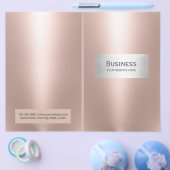 Makeup Artist Salon Wellness-Center Rose Gold Bi-F Flyer (Einzeln)