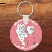 Makeup Artist Schlüsselanhänger (Vorderseite)