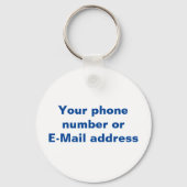 Makeup Artist Schlüsselanhänger (Rückseite)