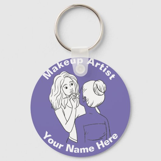 Makeup Artist Schlüsselanhänger (Vorderseite)