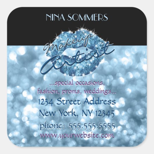Makeup Artist Sticker (Vorderseite)