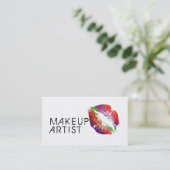 Makeup Artist Stillips #6 Visitenkarte (Stehend Vorderseite)