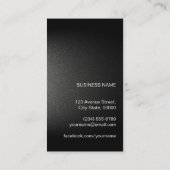 Makeup Artist - Stilvolle rote Lipstick Pink Beaut Visitenkarte (Rückseite)