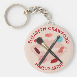 Makeup Artist Stylist Beauty Salon mit Ihrem Namen Schlüsselanhänger